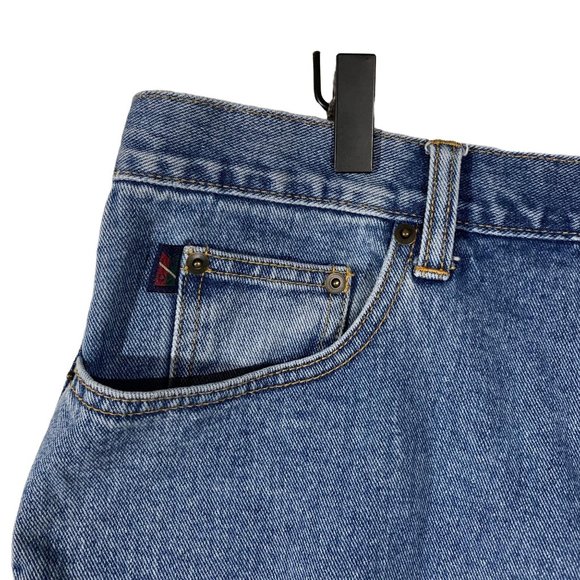 Cutter & Buck Raw Hem High Rise Denim Shorts 10 - Picture 5 of 8